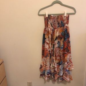 Anthropologie Floral Skirt